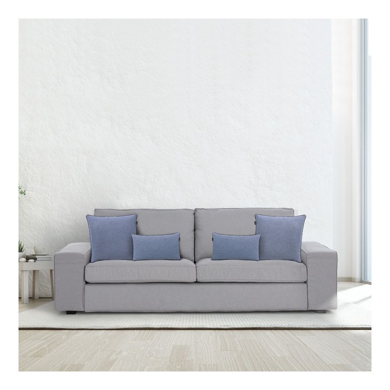 Funda chenilla con cremallera para cojín modelo Valeria Funda chenilla con cremallera para cojín modelo Valeria