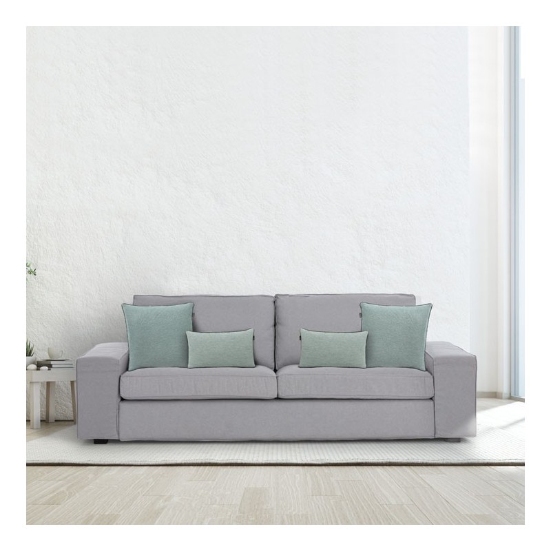 Funda chenilla con cremallera para cojín modelo Valeria Funda chenilla con cremallera para cojín modelo Valeria