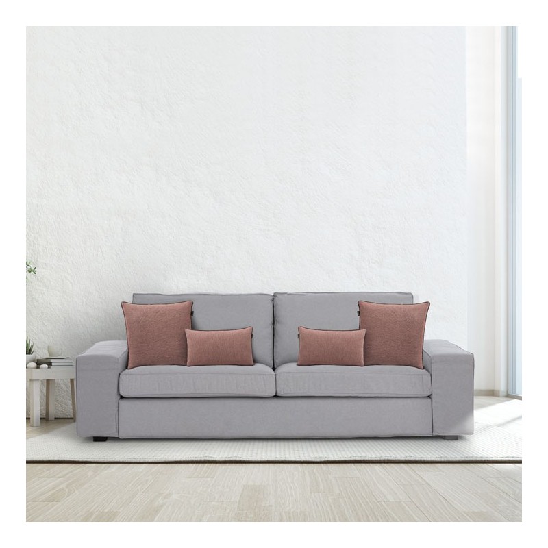 Funda chenilla con cremallera para cojín modelo Valeria Funda chenilla con cremallera para cojín modelo Valeria