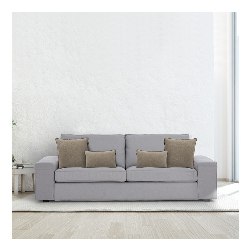 Funda chenilla con cremallera para cojín modelo Valeria Funda chenilla con cremallera para cojín modelo Valeria