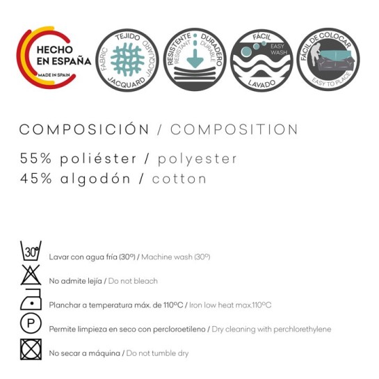 Funda chenilla con cremallera para cojín modelo Valeria