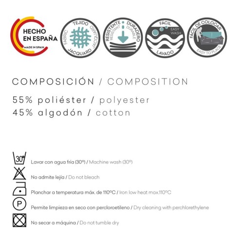 Funda chenilla con cremallera para cojín modelo Valeria