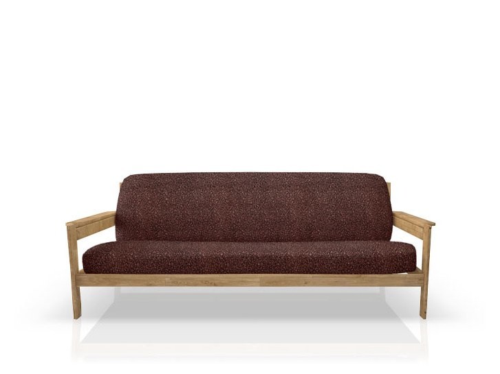 Funda superelástica para sofá cama nido con brazos de madera – Modelo Roc