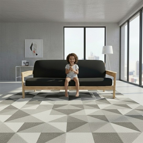 Funda superelástica para sofá cama nido con brazos de madera – Modelo Roc