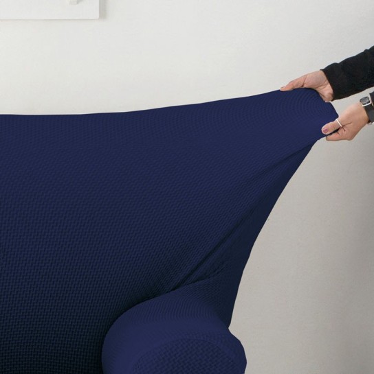 Capa bielástica para Sofá Cama com braços de madeira – Modelo Cora