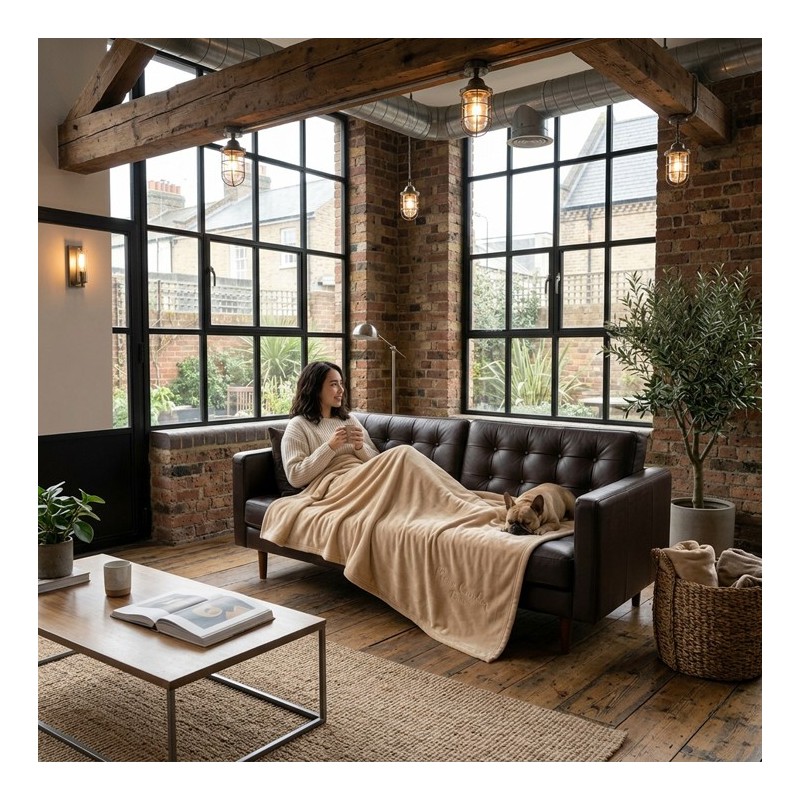 Manta Velvet para sofá y cama marca Pierre Cardin