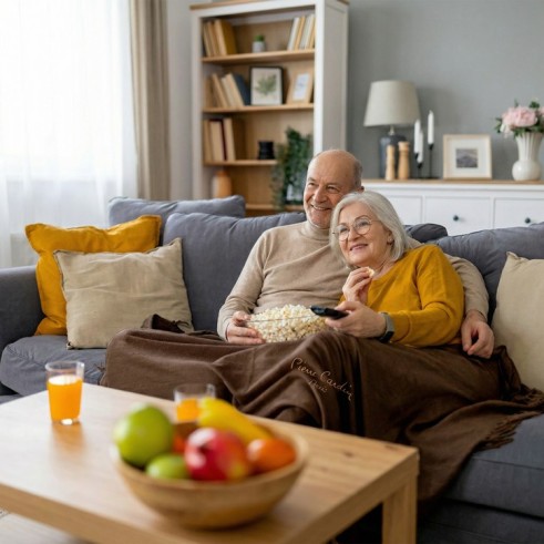 Manta Velvet para sofá y cama marca Pierre Cardin