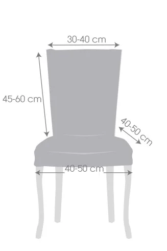 Pack com Duas Capas Bielásticas com Encosto para Cadeira Modelo Bronx – Renovação e Proteção