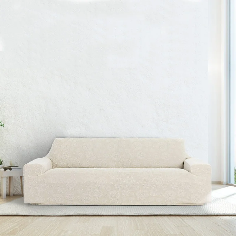 Capa Superelástica para Sofá Modelo Salsa – Elegância Floral e Proteção Completa