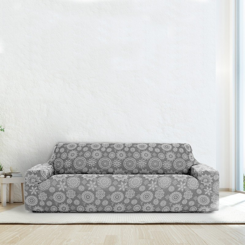 Capa Superelástica para Sofá Modelo Salsa – Elegância Floral e Proteção Completa