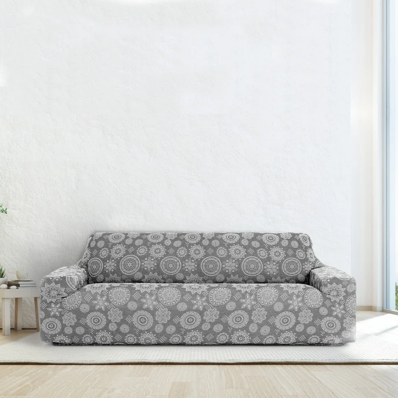 Capa Superelástica para Sofá Modelo Salsa – Elegância Floral e Proteção Completa