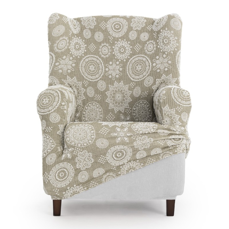 Capa Superelástica para Poltrona com Orelhas Modelo Salsa – Design Floral e Cobertura Total Capa Superelástica para Poltrona com Orelhas Modelo Salsa – Design Floral e Cobertura Total