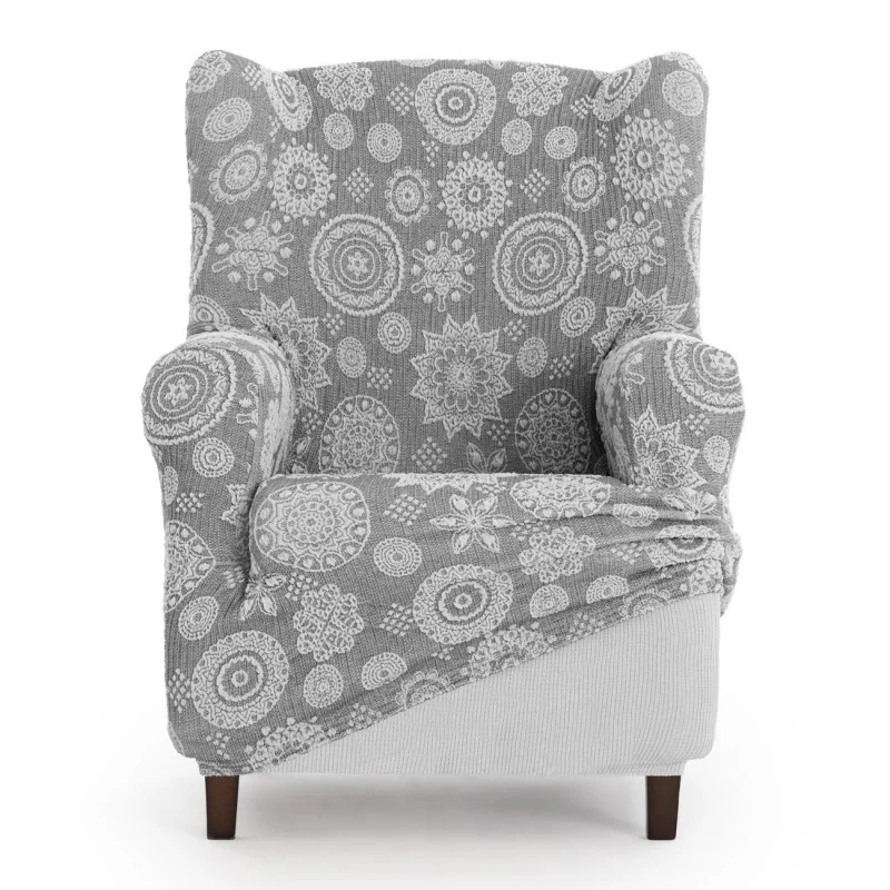 Capa Superelástica para Poltrona com Orelhas Modelo Salsa – Design Floral e Cobertura Total Capa Superelástica para Poltrona com Orelhas Modelo Salsa – Design Floral e Cobertura Total