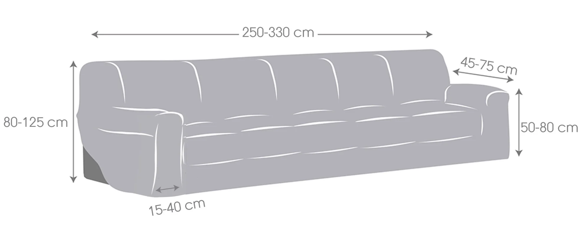 Capa Superelástica para Sofá Modelo Jaz – Textura Chevron e Ajuste Perfeito