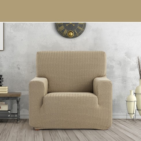 Capa Superelástica para Poltrona Modelo Jaz – Conforto e Estilo com Textura Chevron