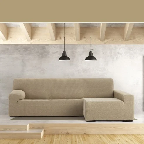 Capa Superelástica para Chaise Longue Modelo Jaz – Cobertura Chevron e Conforto