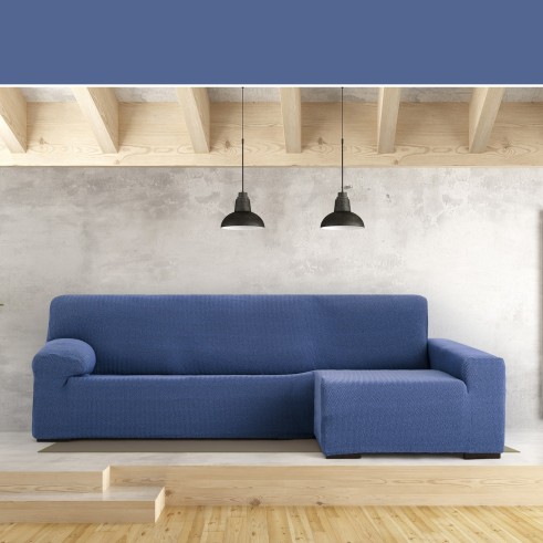 Capa Superelástica para Chaise Longue Modelo Jaz – Cobertura Chevron e Conforto