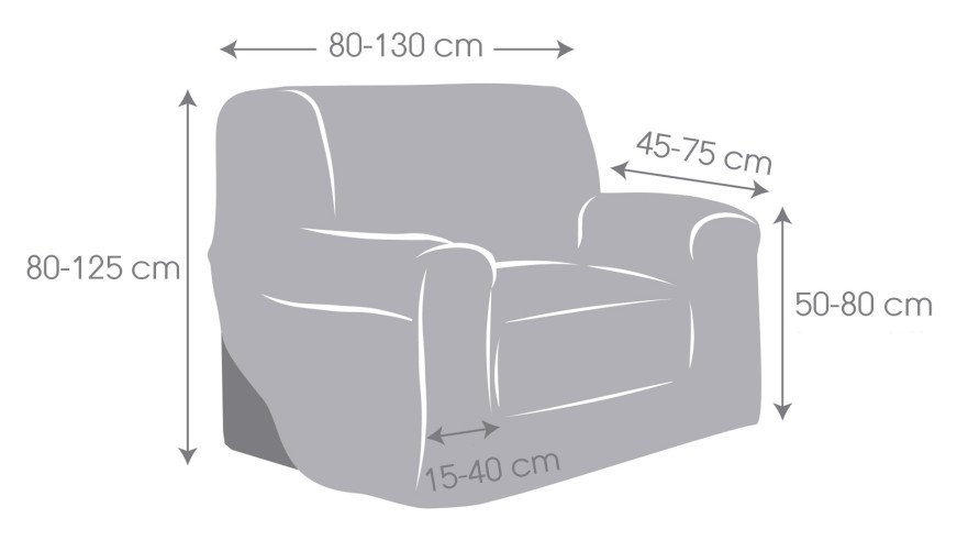 Capa multielástica Roc para Sofá – Elegância e Proteção Total