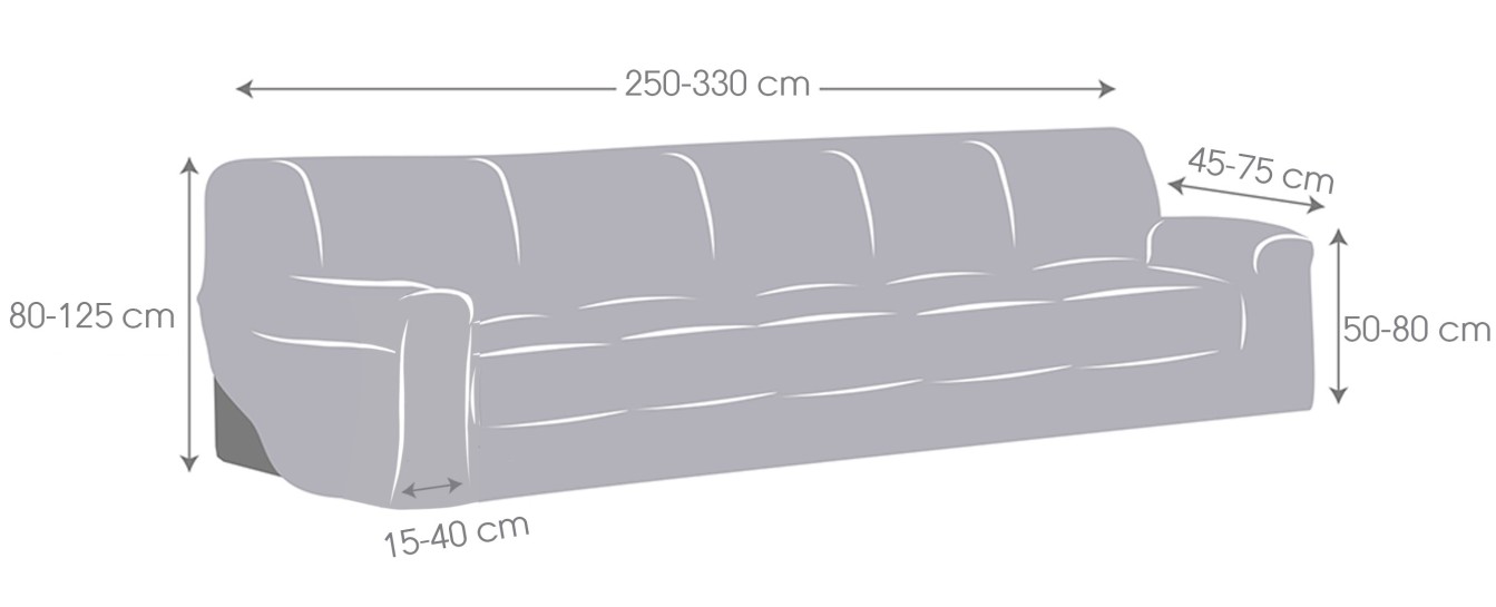Capa superelástica para sofá modelo Roc