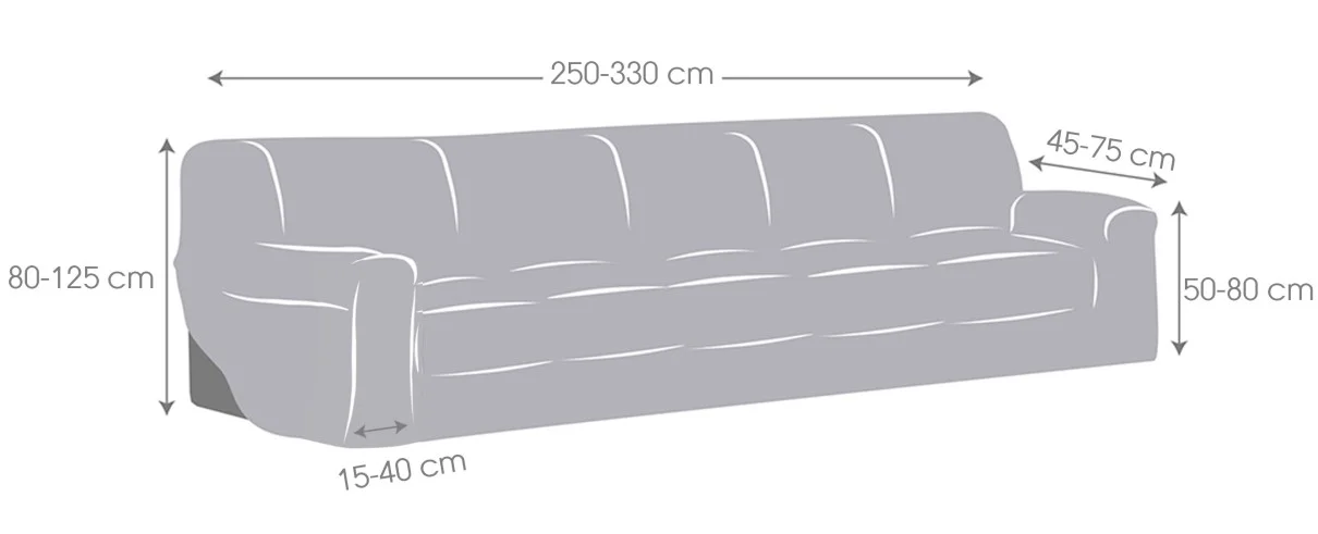 Capa Superelástica para Sofá Modelo Roc – Proteção Total com Estilo Chevron