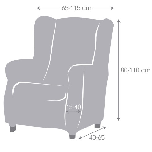 Capa multielástica Roc para Poltrona com Orelhas – Elegância e Proteção Total