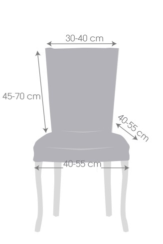 Pack com Duas Capas Superelásticas com Encosto para Cadeira Modelo Roc – Conforto e Estilo