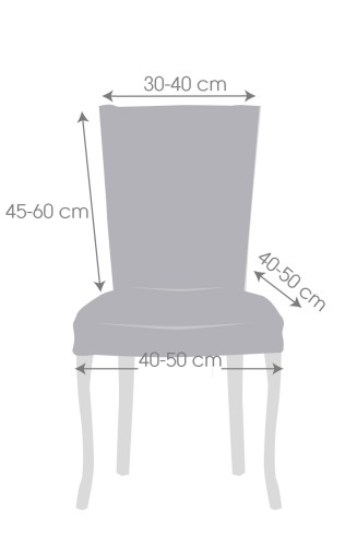Pack com Duas Capas Bielásticas com Encosto para Cadeira Modelo Dorian – Renovação e Estilo