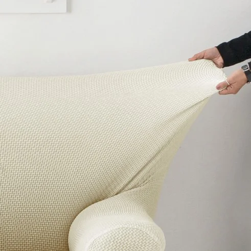 Capa Bielástica para Poltrona Relax com Pés Unidos Cora | Cobertura total com design elegante