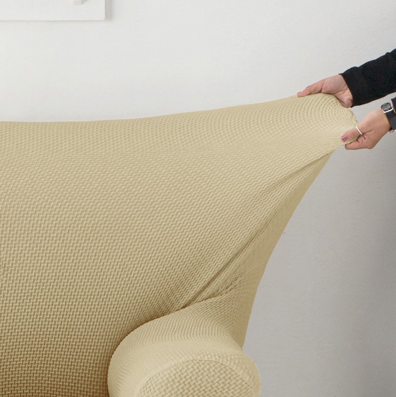 Capa Bielástica para Poltrona Relax com Pés Unidos Cora | Cobertura total com design elegante Capa Bielástica para Poltrona Relax com Pés Unidos Cora | Cobertura total com design elegante