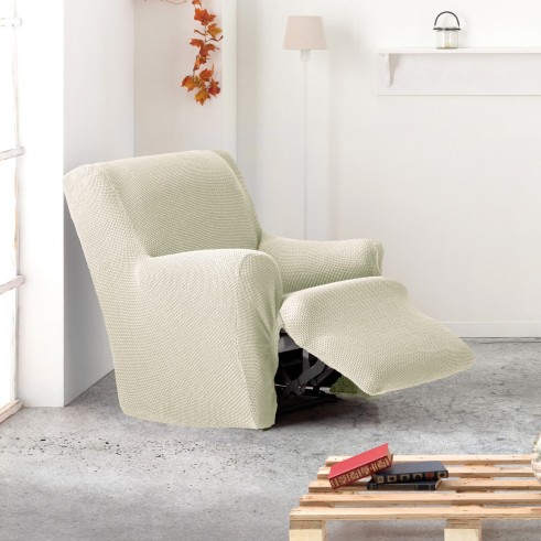 Capa Bielástica para Poltrona Relax com Pés Unidos Cora | Cobertura total com design elegante