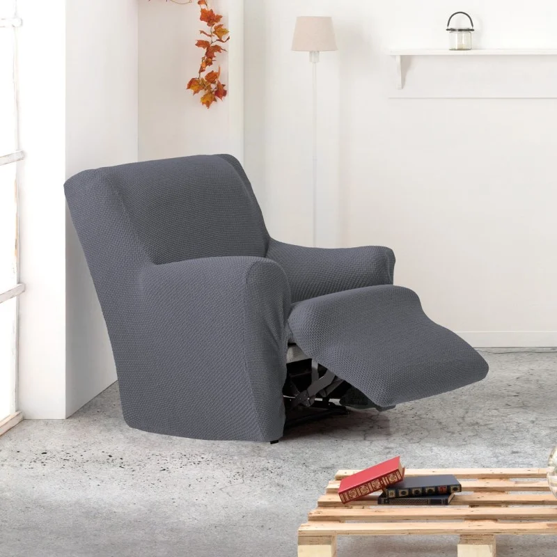 Capa Bielástica para Poltrona Relax com Pés Unidos Cora | Cobertura total com design elegante