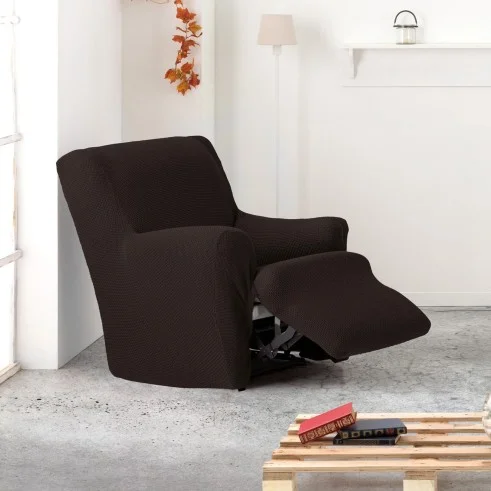 Capa Bielástica para Poltrona Relax com Pés Unidos Cora | Cobertura total com design elegante
