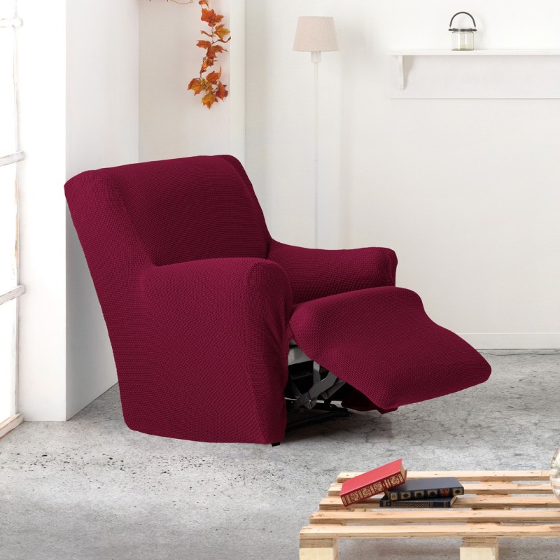 Capa Bielástica para Poltrona Relax com Pés Unidos Cora | Cobertura total com design elegante