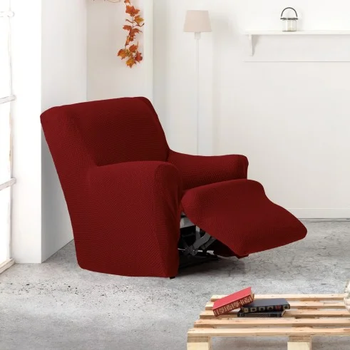 Capa Bielástica para Poltrona Relax com Pés Unidos Cora | Cobertura total com design elegante
