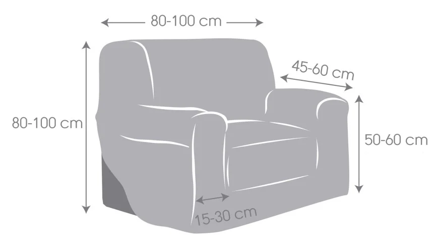 Capa Elástica Troya para Sofá | Ajuste Perfeito e Lavável