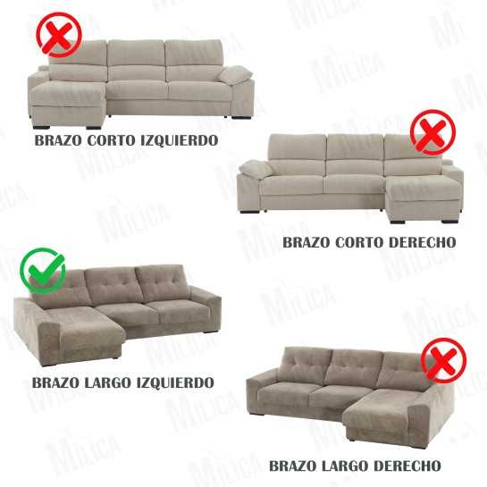 Capa elástica para chaise longue modelo Argos