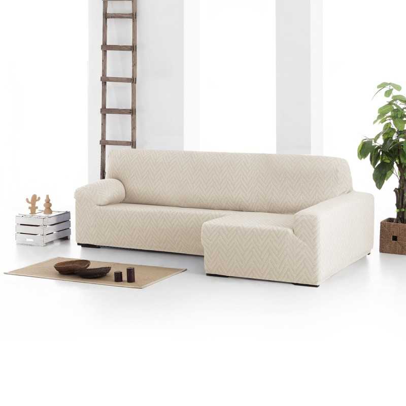 Capa elástica Argos para Chaise Longue | Tecido Geométrico e Renovação
