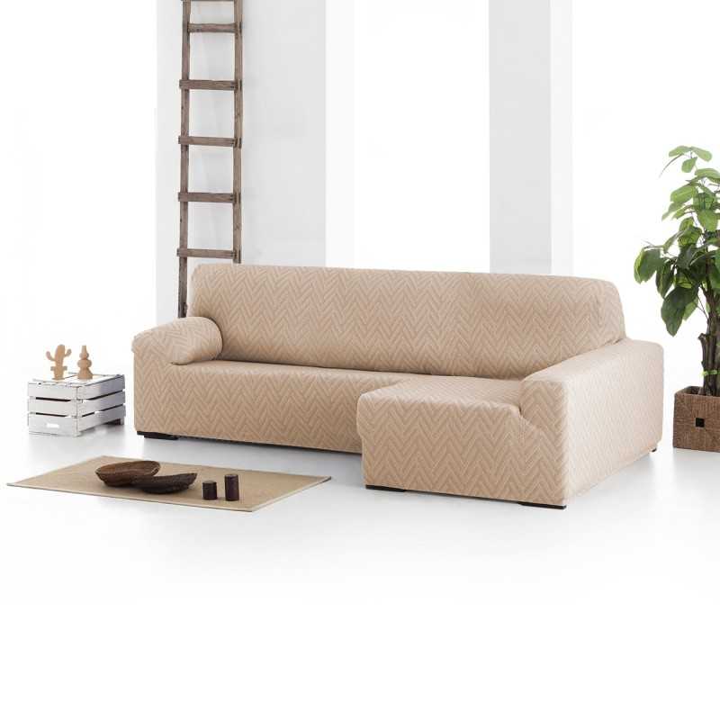 Capa elástica Argos para Chaise Longue | Tecido Geométrico e Renovação