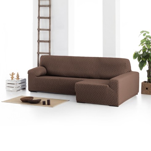 Capa elástica Argos para Chaise Longue | Tecido Geométrico e Renovação