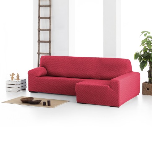 Capa elástica Argos para Chaise Longue | Tecido Geométrico e Renovação