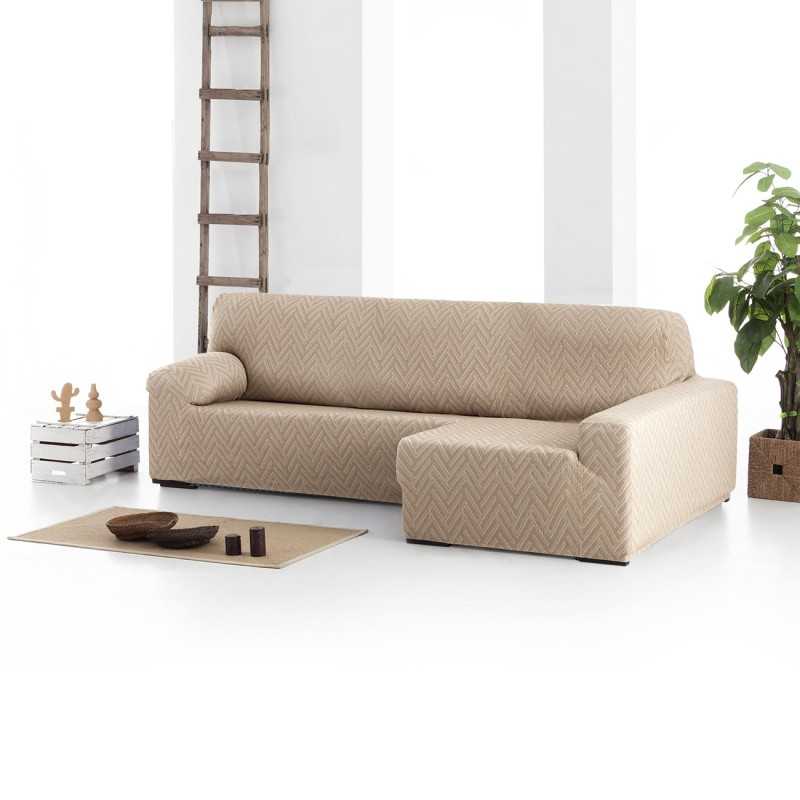 Capa elástica Argos para Chaise Longue | Tecido Geométrico e Renovação