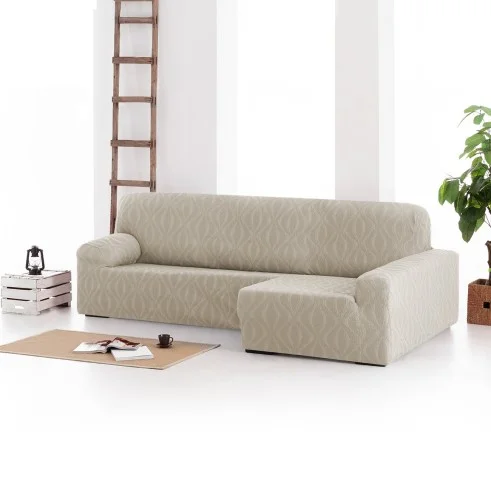Capa elástica Iria para Chaise Longue | Estilo contemporâneo com ajuste sob medida