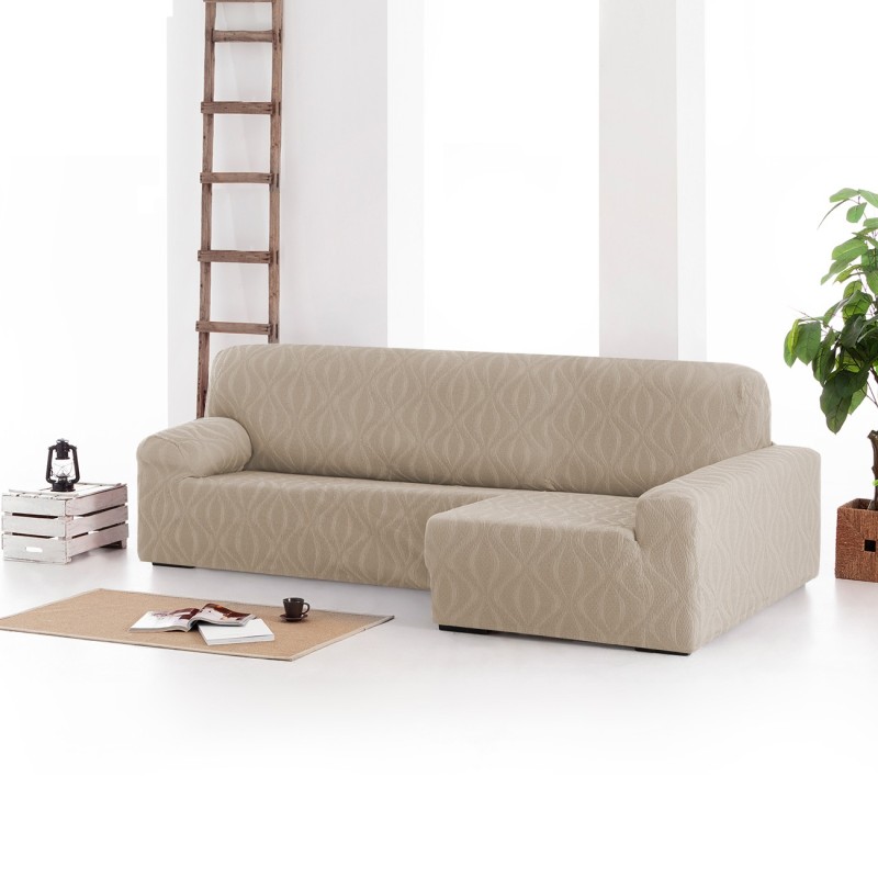Capa elástica Iria para Chaise Longue | Estilo contemporâneo com ajuste sob medida