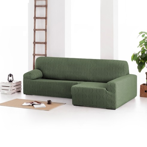Capa elástica para chaise longue Iria | Estilo contemporâneo com ajuste sob medida