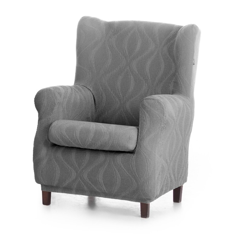 Capa elástica para poltrona com orelhas Iria | Estilo renovado com textura moderna Capa elástica para poltrona com orelhas Iria | Estilo renovado com textura moderna