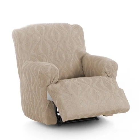 Capa elástica para poltrona relax com pés juntos Iria | Proteção total com estética atual