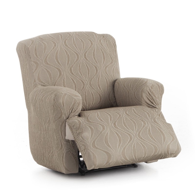 Capa elástica para poltrona relax com pés juntos Iria | Proteção total com estética atual Capa elástica para poltrona relax com pés juntos Iria | Proteção total com estética atual