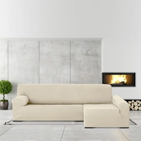 Capa elástica Ulysses para Chaise Longue | Ajuste impecável e textura decorativa