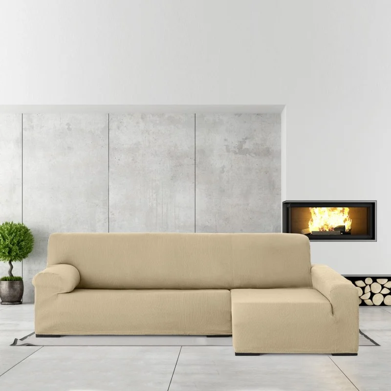 Capa elástica para chaise longue Ulises | Ajuste impecável e textura decorativa Capa elástica para chaise longue Ulises | Ajuste impecável e textura decorativa