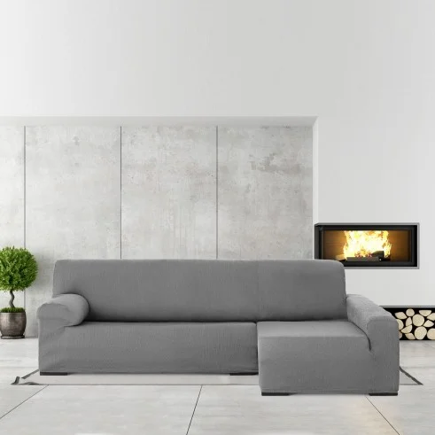 Capa elástica para chaise longue Ulises | Ajuste impecável e textura decorativa
